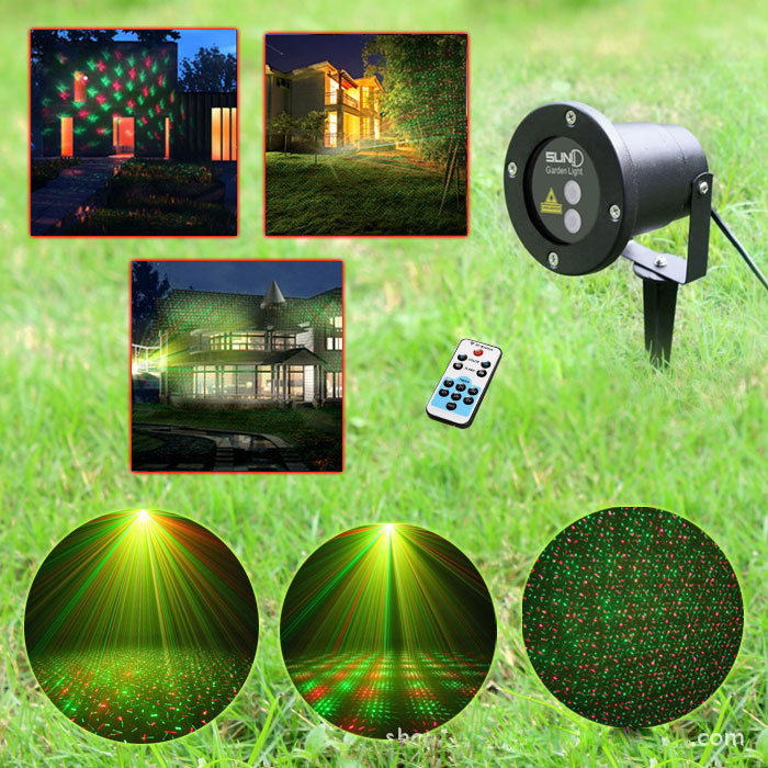 2016 highquality christmas laser lawn lamp Outdoor waterproof