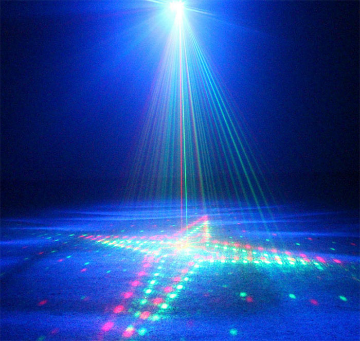 Full color Waterlines Laser light 20 patterns Sound control lamp