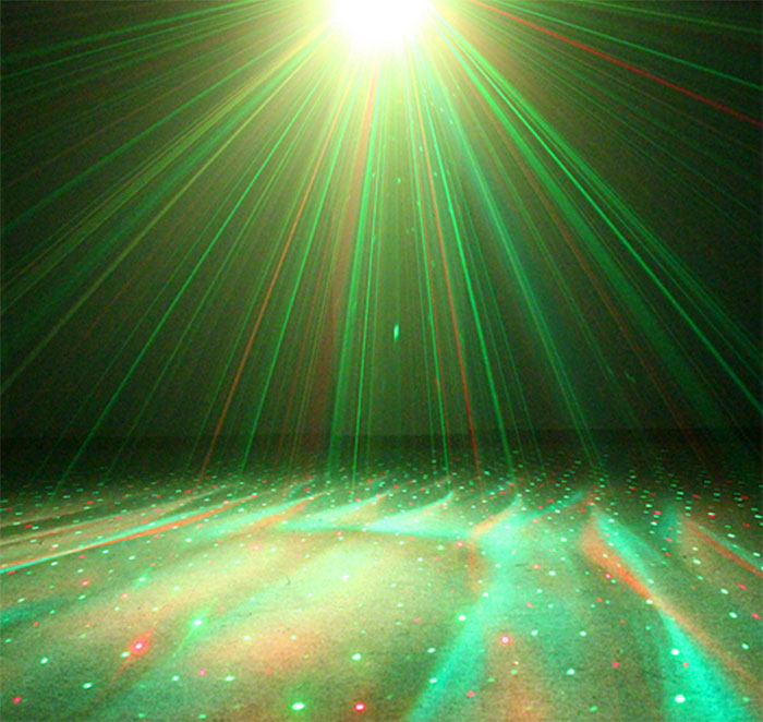 The new Hawkeye laser light Full color Babysbreath ceiling laser