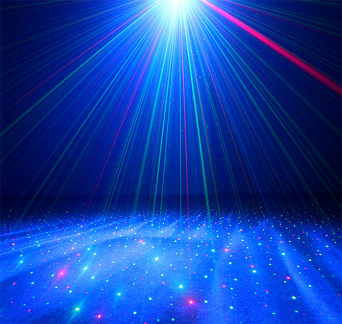 The new Hawkeye laser light Full color Babysbreath ceiling laser