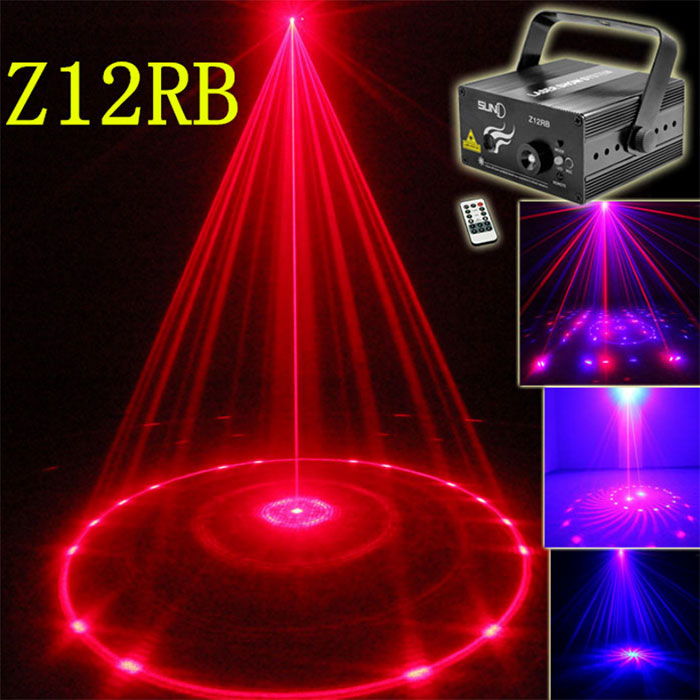 Red and blue laser stage KTV lamp family party laser