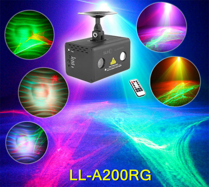 Full color waterlines laser stage Aurora Borealis lights effect - Click Image to Close