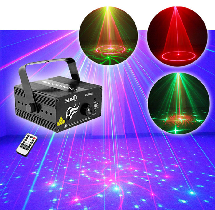 3 hole mini laser light 24 patterns KTV laser bar laser stage - Click Image to Close