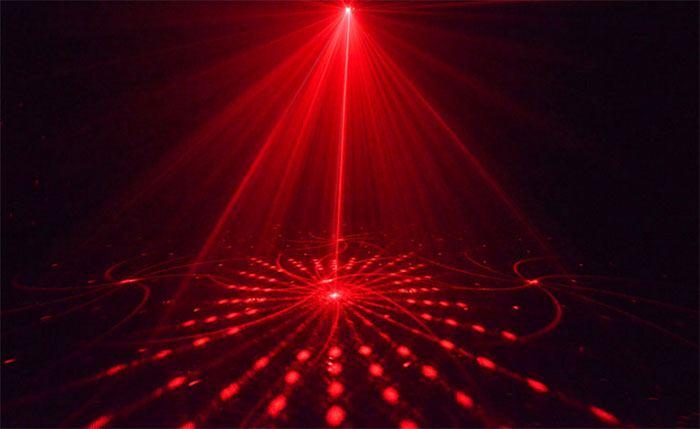 Latest！5 holes 80 patterns laser stage Sound control laser KTV B