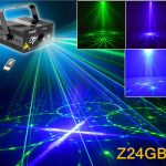 The new GB laser stage 3 hole 24 patterns Mini laser KTV flash